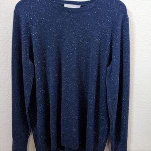 Navy Cashmere crew sweater